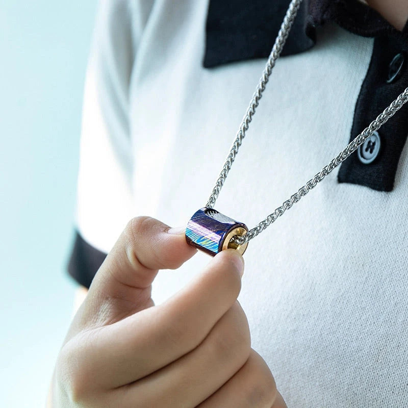Scroll-Spinner Knife Pendant