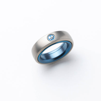 LAUTIE 只禁优惠代码 Mechanic-I Slim Large (Inner Diameter: 0.78in/20mm) ships in 15 days / Titanium-Blue