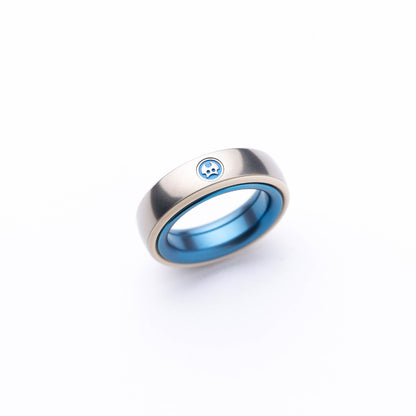 LAUTIE 只禁优惠代码 Mechanic-I Slim Medium (Inner Diameter: 0.72in/18.5mm) ships in 15 days / Titanium-Blue