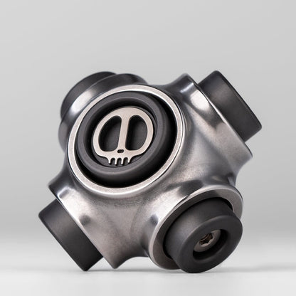 LAUTIE Fidget Spinner X-BONE stainless steel + zirconium