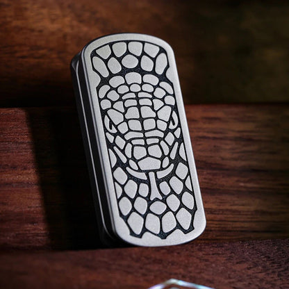 SEKI 只禁优惠代码 Blade Slider Stainless Steel-python pattern (ships in 15 days)