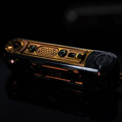 SEKI Fidget Slider Cyber Core Zirconium+Oil Slick Zirconium plate (Ships on August 15)