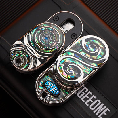 SEKI Fidget Slider Ripple2.0-Rain Rain / Green shell (coating)-SEKI logo plate